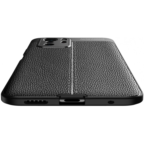 Xiaomi Poco X3 GT Kılıf Deri Görünümlü Lüks Parmak İzi Bırakmaz Niss Silikon Kapak - Lacivert