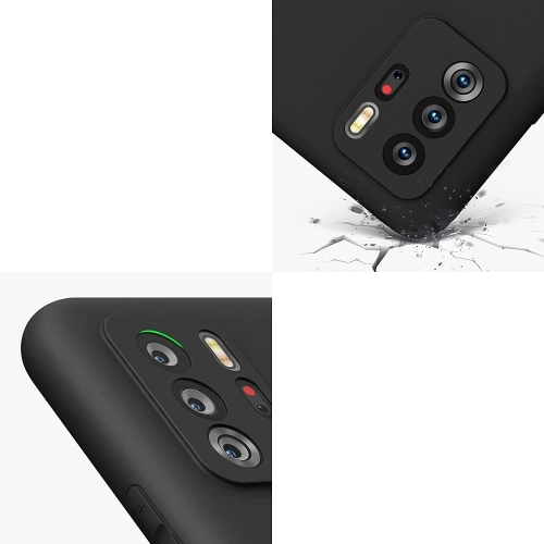 Xiaomi Poco X3 GT Kılıf İnce Soft Mat Renkli Esnek Silikon Kapak - Kırmızı