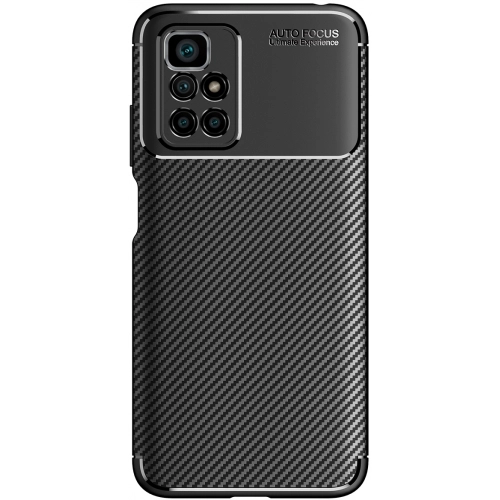 Xiaomi Redmi 10 Kılıf Silikon Parmak İzi Bırakmayan Karbon Soft Negro Kapak - Lacivert