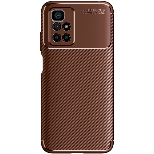 Xiaomi Redmi 10 Kılıf Silikon Parmak İzi Bırakmayan Karbon Soft Negro Kapak - Lacivert