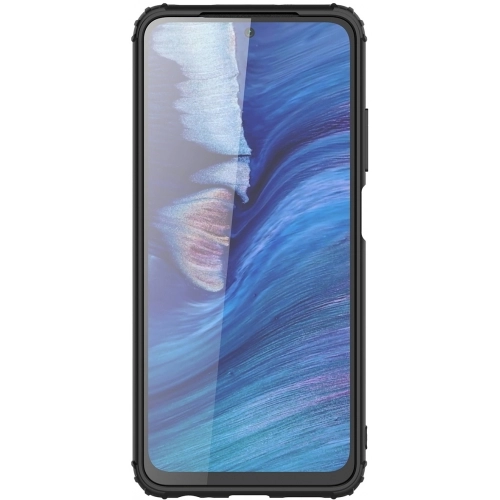 Xiaomi Redmi Note 10 Kılıf Volks Serisi Kenarları Silikon Arkası Şeffaf Sert Kapak - Kırmızı