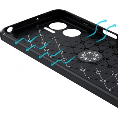 Xiaomi Redmi Note 11E Kılıf Renkli Silikon Yüzüklü Standlı Auto Focus Ravel Kapak - Mavi - Siyah