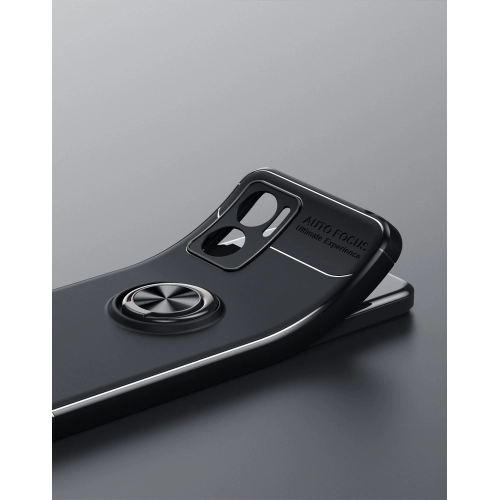 Xiaomi Redmi Note 11E Kılıf Renkli Silikon Yüzüklü Standlı Auto Focus Ravel Kapak - Mavi