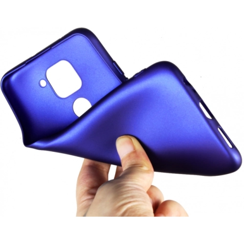 Xiaomi Redmi Note 9 Kılıf İnce Soft Mat Renkli Esnek Silikon Kapak - Lacivert