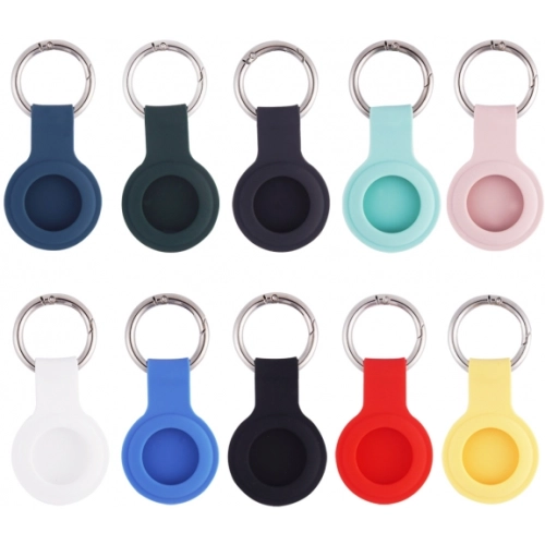 Zore Apple Airtag Silikon Anahtarlık - Mavi