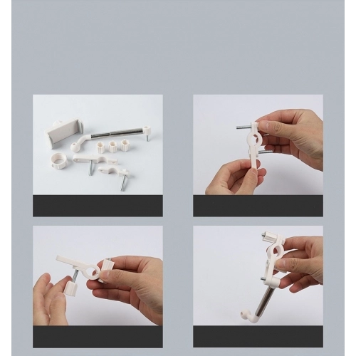 Zore Dikiz Aynası Araç Telefon Tutucu LG01 - Beyaz