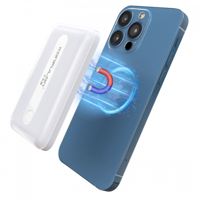 Konfulon PowerBank Magnetic Wireless Magsafe 15W + PD 18W M16W - Beyaz