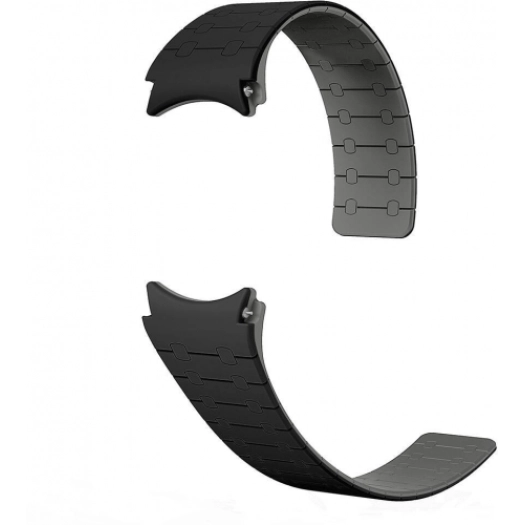  Kordon Çizgili Desenli Silikon KRD-111 Kordon - Siyah