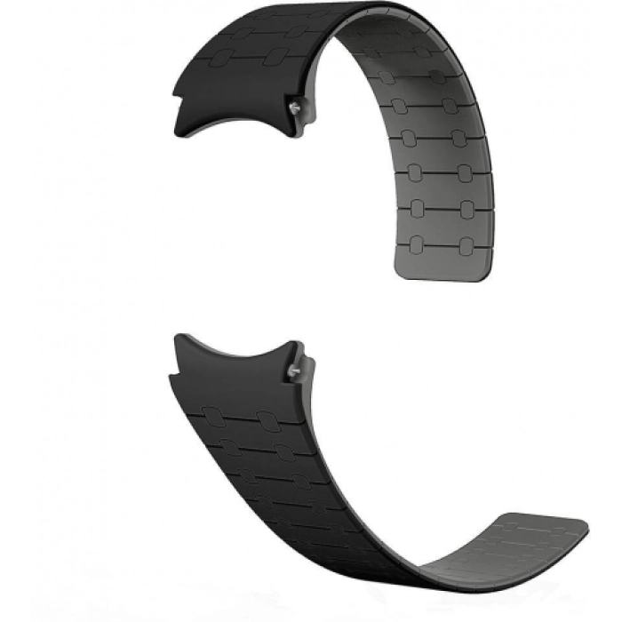  Kordon Çizgili Desenli Silikon KRD-111 Kordon - Siyah