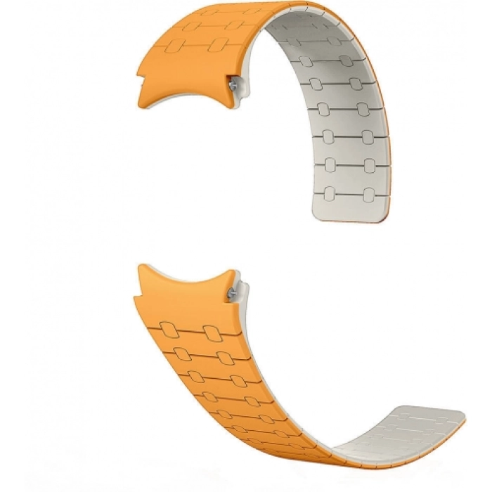  Kordon Çizgili Desenli Silikon KRD-111 Kordon - Turuncu