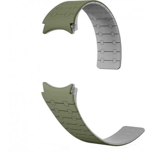  Kordon Çizgili Desenli Silikon KRD-111 Kordon - Yeşil