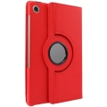 Lenovo Tab M10 Plus TB-125F - TB-128F 3. Jenerasyon Tablet Kılıfı 360 Derece Dönebilen Standlı Kapak - Kırmızı