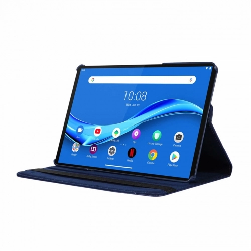 Lenovo Tab P11 Pro 11.5 inç Tablet Kılıfı 360 Derece Dönebilen Standlı Kapak - Siyah