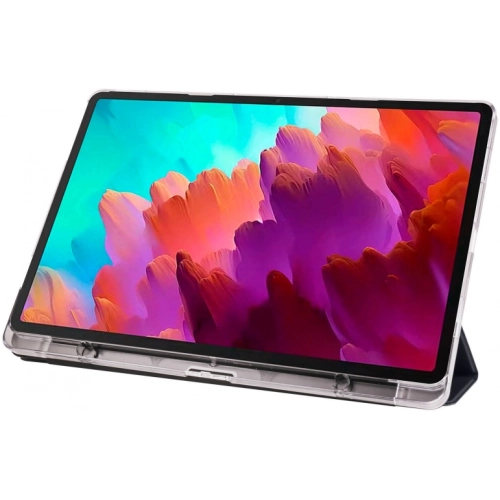 Lenovo Tab P12 Tablet Kılıfı Flip Smart Standlı Akıllı Kapak Smart Cover - Kırmızı