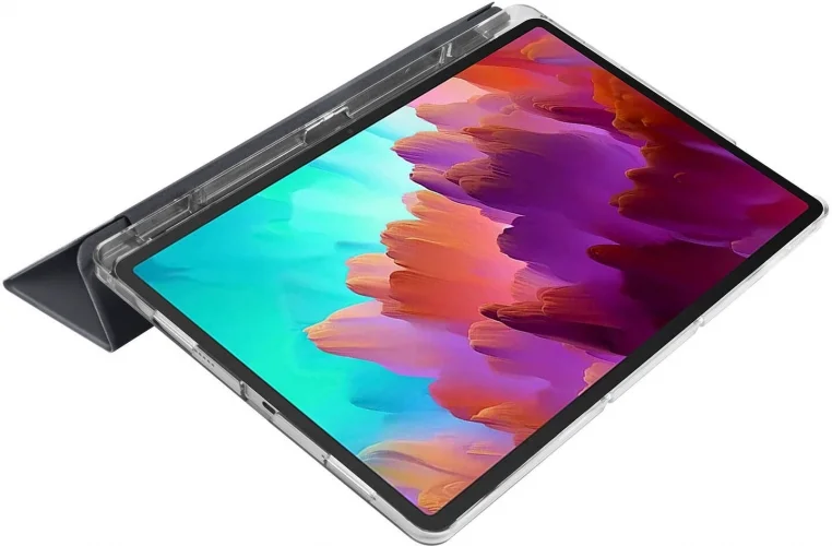 Lenovo Tab P12 Tablet Kılıfı Flip Smart Standlı Akıllı Kapak Smart Cover - Pembe