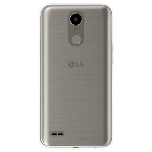 LG K10 2017 Kılıf Ultra İnce Kaliteli Esnek Silikon 0.2mm - Şeffaf