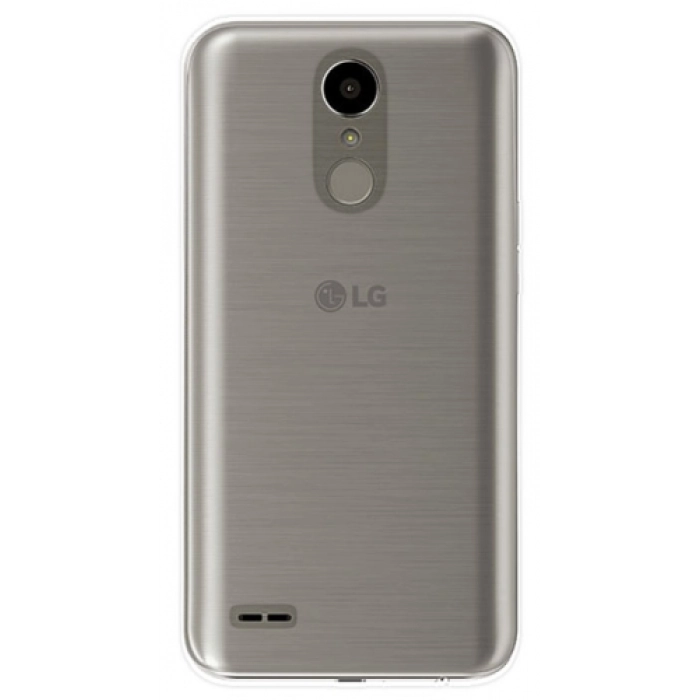 LG K10 2017 Kılıf Ultra İnce Kaliteli Esnek Silikon 0.2mm - Şeffaf