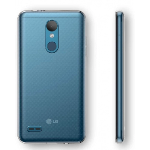 LG K11 Kılıf Kamera Korumalı Esnek Silikon Kapak - Şeffaf