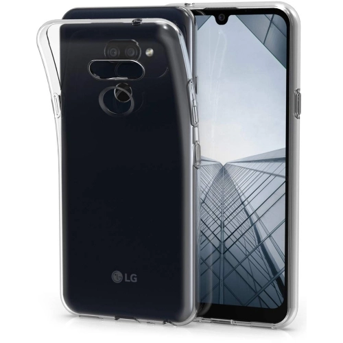 LG K40s Kılıf Kamera Korumalı Esnek Silikon Kapak - Şeffaf