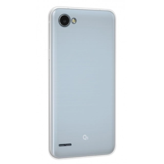 LG Q6 Kılıf Ultra İnce Kaliteli Esnek Silikon 0.2mm - Şeffaf