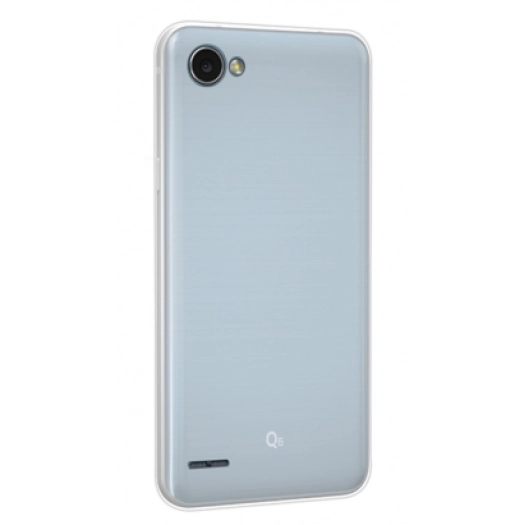 LG Q6 Kılıf Ultra İnce Kaliteli Esnek Silikon 0.2mm - Şeffaf
