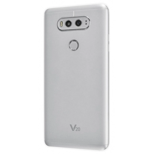 LG V20 Kılıf Ultra İnce Kaliteli Esnek Silikon 0.2mm - Şeffaf