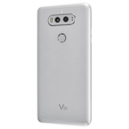LG V20 Kılıf Ultra İnce Kaliteli Esnek Silikon 0.2mm - Şeffaf