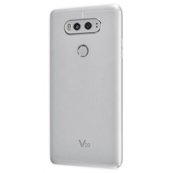 LG V20 Kılıf Ultra İnce Kaliteli Esnek Silikon 0.2mm - Şeffaf