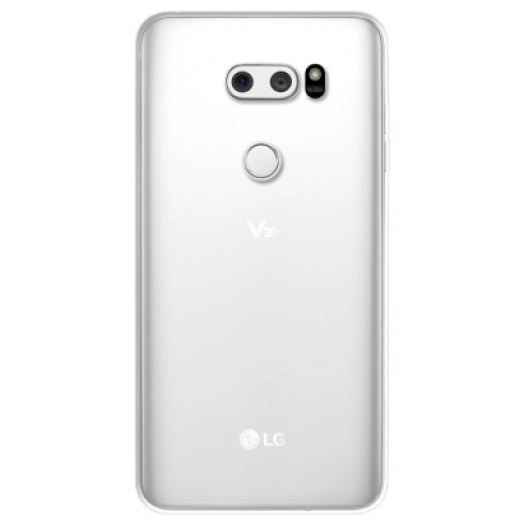 LG V30 Kılıf Ultra İnce Kaliteli Esnek Silikon 0.2mm - Şeffaf