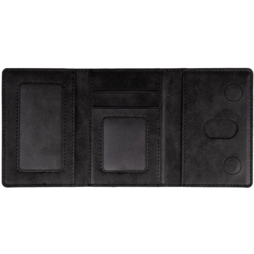 Magnetic Standlı Kartlık Cüzdan CRD-08 - Siyah