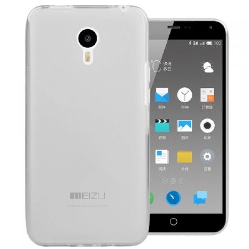 Meizu M1 note Kılıf Ultra İnce Kaliteli Esnek Silikon 0.2mm - Şeffaf