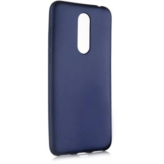 Meizu M6T Kılıf İnce Soft Mat Renkli Esnek Silikon Kapak - Lacivert