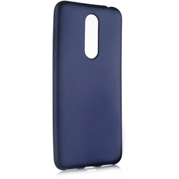 Meizu M6T Kılıf İnce Soft Mat Renkli Esnek Silikon Kapak - Lacivert