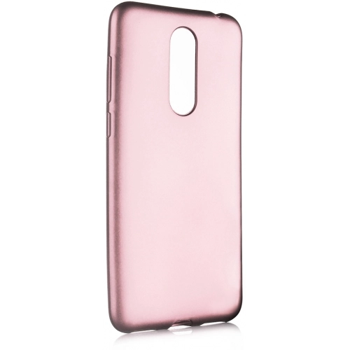 Meizu M6T Kılıf İnce Soft Mat Renkli Esnek Silikon Kapak - Rose Gold