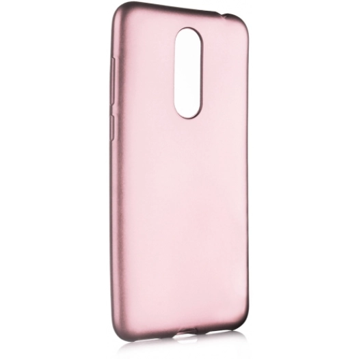 Meizu M6T Kılıf İnce Soft Mat Renkli Esnek Silikon Kapak - Rose Gold