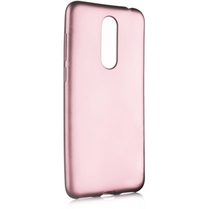 Meizu M6T Kılıf İnce Soft Mat Renkli Esnek Silikon Kapak - Rose Gold