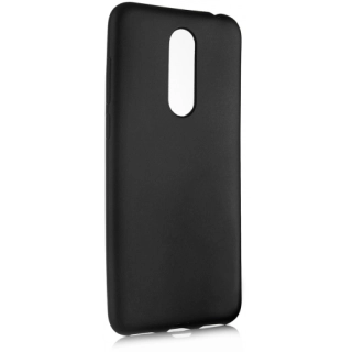 Meizu M6T Kılıf İnce Soft Mat Renkli Esnek Silikon Kapak - Siyah