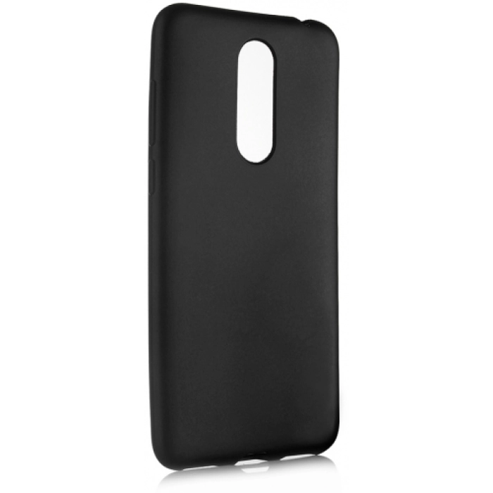 Meizu M6T Kılıf İnce Soft Mat Renkli Esnek Silikon Kapak - Siyah