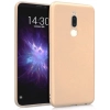 Meizu Note 8 Kılıf İnce Soft Mat Renkli Esnek Silikon Kapak - Gold