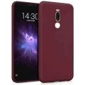 Meizu Note 8 Kılıf İnce Soft Mat Renkli Esnek Silikon Kapak - Mürdüm