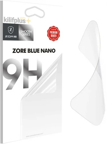 Meizu Note 9 Ekran Koruyucu Blue Nano Esnek Film Kırılmaz - Şeffaf