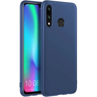 Meizu Note 9 Kılıf İnce Soft Mat Renkli Esnek Silikon Kapak - Lacivert