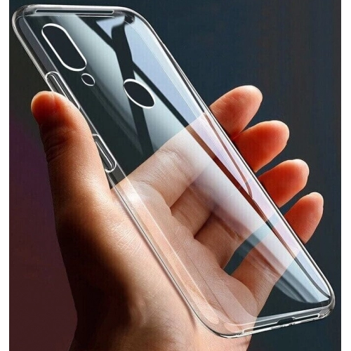 Meizu Note 9 Kılıf Kamera Korumalı Esnek Silikon Kapak - Şeffaf