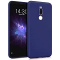 Meizu X8 Kılıf İnce Soft Mat Renkli Esnek Silikon Kapak - Lacivert