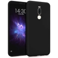 Meizu X8 Kılıf İnce Soft Mat Renkli Esnek Silikon Kapak - Siyah