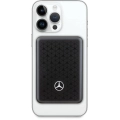 Mercedes Benz Led Işıklı Göstergeli Magsafe Magnetik Orjinal Lisanslı Powerbank 3000 Mah - Siyah