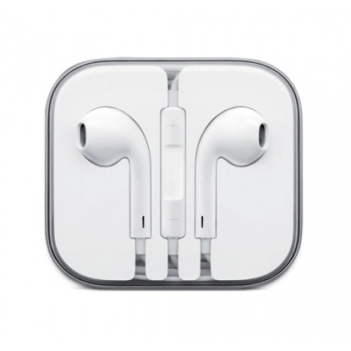 Mikrofonlu Kumandalı Kulakiçi Beyaz Kulaklık