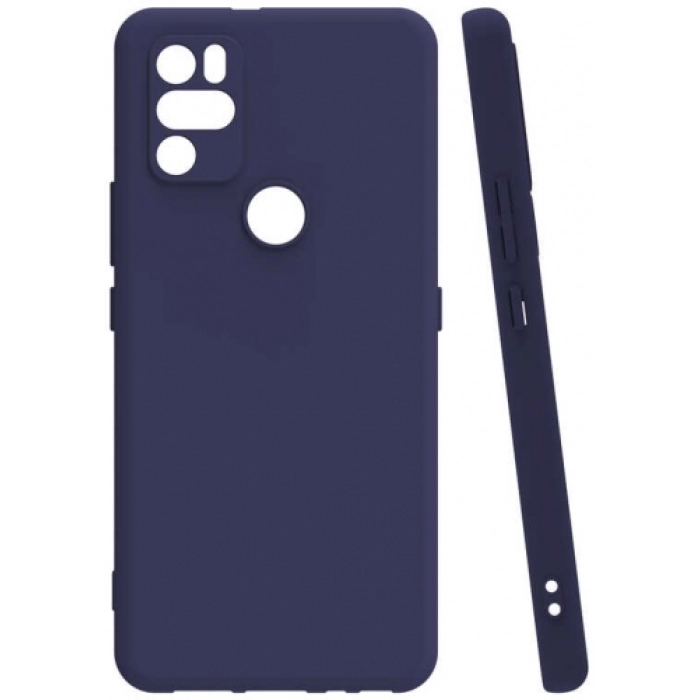 Omix X300 Kılıf Silikon Mat Esnek Kamera Korumalı Biye Kapak - Lacivert