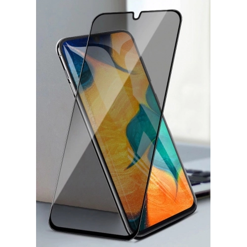 Omix X300 Kırılmaz Cam 5D Ekran Koruyucu Karartmalı Hayalet Cam Privacy Tam Kapatan - Siyah