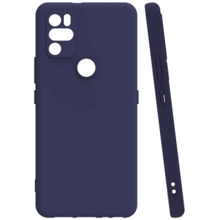 Omix X500 Kılıf Silikon Mat Esnek Kamera Korumalı Biye Kapak - Lacivert